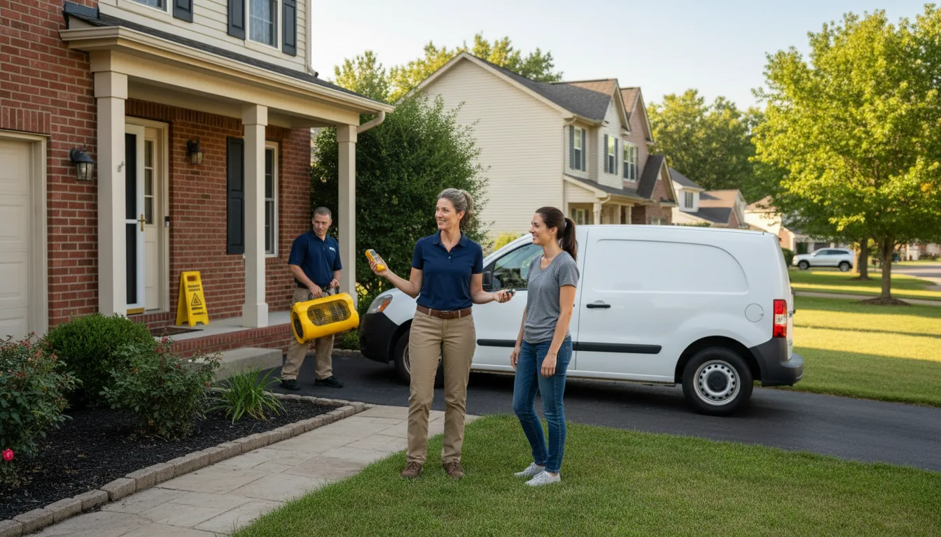 Water restoration image for Water Damage & Restoration Services in Olivet, MI